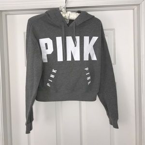 VS Pink Cropped Sweatshirt